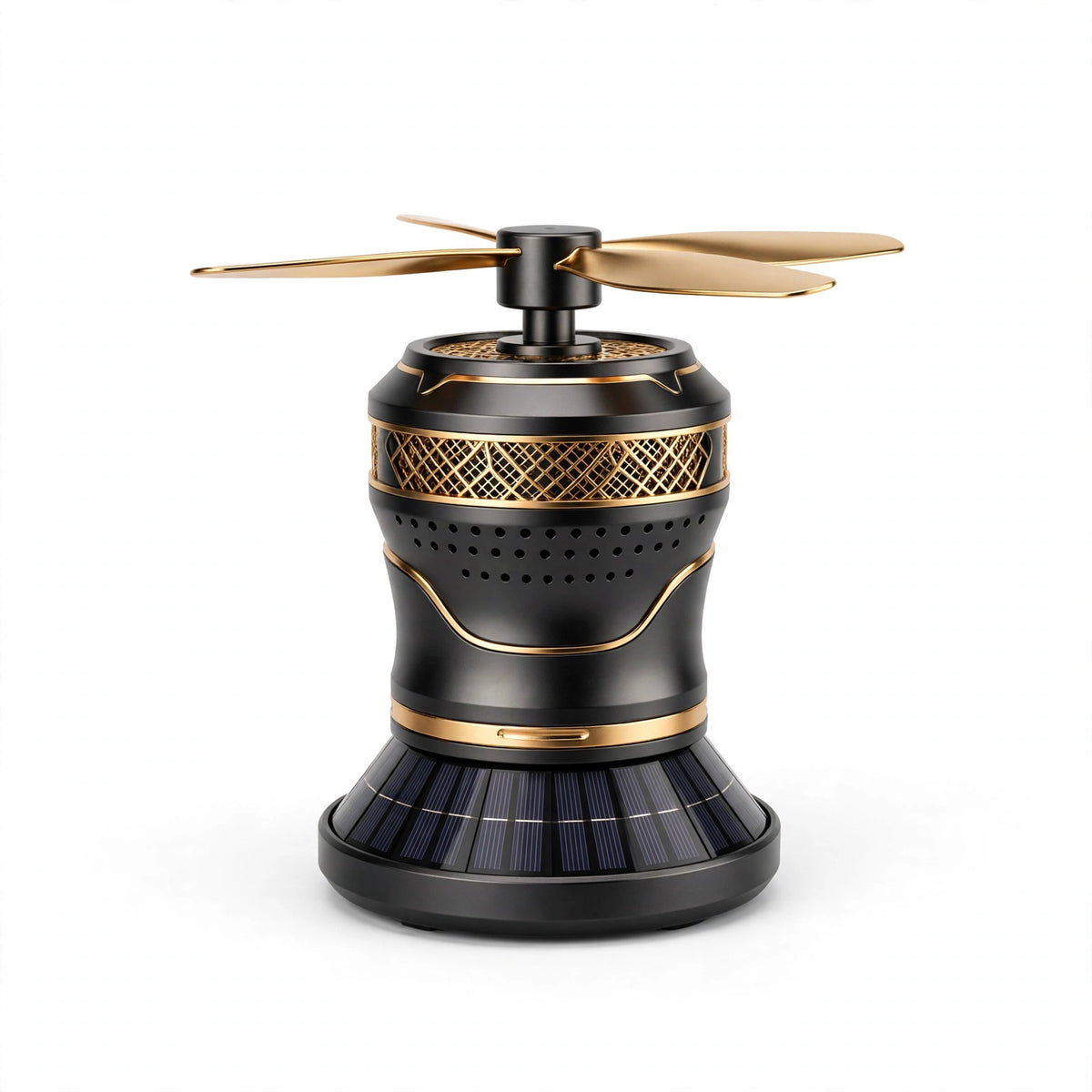 Solar dashboard perfume diffuser