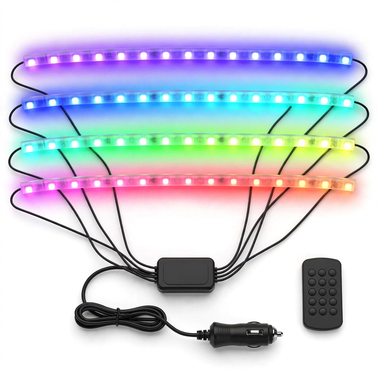Ambient RGB interior light kit